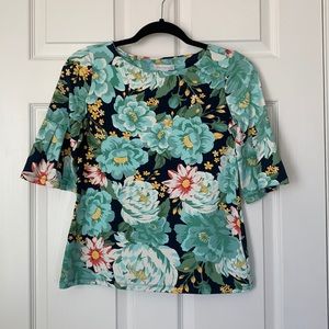 Charter club petite floral blouse